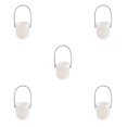 thumbnail image 1 of Transemion ABS Decorate With Lightweight Planter With Removable Strape And Wall-Mount Option Inner Layer Hollowed Out For Better White 8.7*9.5*20.5cm 5Set, 1 of 6
