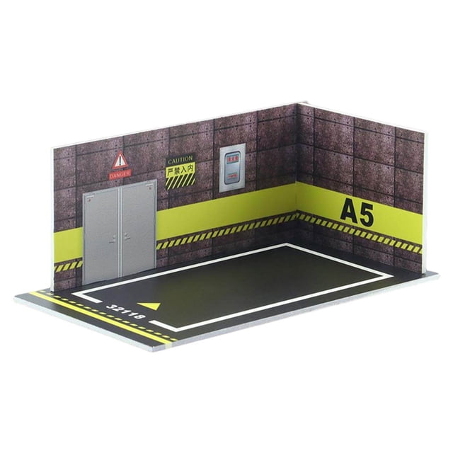 1:32 Parking Modèle Voiture Table Décoration Simulation Diecast Garage pour Diorama Collection Fond 32118 Multicolore