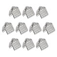 thumbnail image 1 of Unique Bargains 300Pack Ribbon Crimp Clamp Ends 6mm Cord End Clasp for DIY Craft Silver White, 1 of 7
