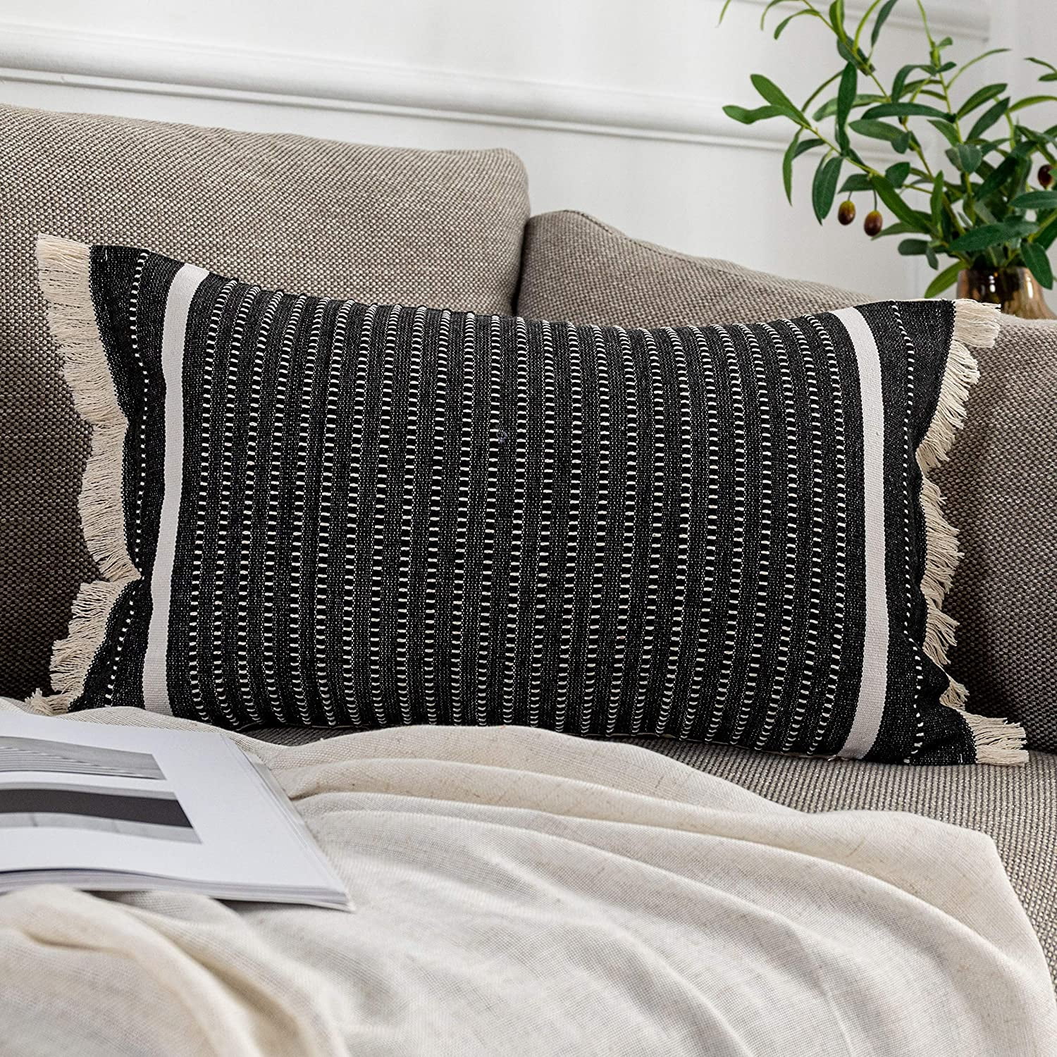 EcoNesxp 12 x 20 inches12 inches for sofa chair sofa bed black