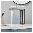 thumbnail image 4 of Gun Grey Smart Sensor Basin Faucet, Hot Cold Water Mixer Tap Automatic Touch Faucet For Bathroom Basin Deck Mounted ,Versatile Features, 4 of 7