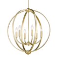 thumbnail image 2 of Golden Lighting 3167-6 OG Colson 6 Light Chandelier, Olympic Gold, 2 of 4