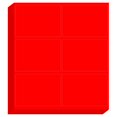 thumbnail image 1 of Uxcell Printing Color Coding Labels 4 x 3.33 Inch, 150 Pcs Rectangular Colored Labels Sticker Moving Stickers Tags, Fluorescent Red, 1 of 7