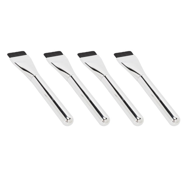 Flat Liquid Brush, 4pcs Skin Friendly Flat Brush For Home Use