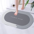 thumbnail image 4 of RYRDWP Diatomaceous Bath Rug Super Absorbent Quick Dry Rubber Backing Non Slip Washable Bathroom Floor Mats Shower Rug For In Front Of Bathtub Shower Room 16x24, 4 of 9