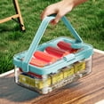 thumbnail image 1 of Portable Food Storage Container with Ice Crystal | Leakproof Lunch Box for Vegetables Fruit and Snacks | Outdoor Picnic Basket for Home Travel Camping, 1 of 4