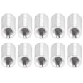 thumbnail image 2 of QIILU Brassières Rondes, Brassières en Alliage d'Aluminium M4x0.7mm pour Support de Structure pour Raccordement de Pièce, 2 of 8
