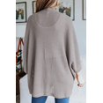 thumbnail image 4 of LinYooLi Kimono pour Femmes Ouvert devant Cardigan en Maille Gaufrée Pull Uni Manches Chauve-Souris Col Châle Cape Douce et Décontractée, 4 of 6