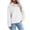 White, variant on Besolor Womens Fleece Sweatshirt Casual Lapel Half Zip Long Sleeve Pullover Tops Fall Winter Clothes with Pocket
