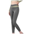 thumbnail image 2 of Birdeem Womens Color-Blocking Cross Waist Lifting Hip Exercise Fitness Tight Yoga Pants, 2 of 3