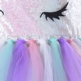 thumbnail image 3 of HAWEE Robe Tutu Dreams à Paillettes Licorne pour Filles 2-10 Ans avec Bandeau Licorne Fête d'Anniversaire Hiver Récital Danse Robes, 3 of 5