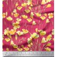 thumbnail image 1 of Soimoi Polyester Crepe Fabric Buttercup Floral Print Fabric by The Yard 42 Inch Wide, 1 of 1