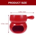 thumbnail image 2 of Shisuyan 1 Set of Practical Chocolate Pot Chocolate Fondue Ceramic Cheese Melting Pot, 2 of 8