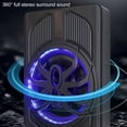 thumbnail image 4 of Car Subwoofer Slim Underseat 10in 800W LED Atmosphere Light Excellent Heat Dissipation  Performance for Truck, 4 of 7