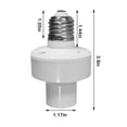 thumbnail image 2 of RKSTN lamp holder head Smart Remote Control E27 Screw Lamp, Wireless Remote Control Timing Controller Household Light Bulb Lamp On-off (E27 Screw + Remote Control), 2 of 8