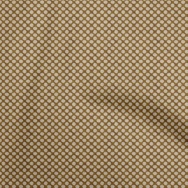 oneOone Polyester Spandex Olive Green Fabric Asian Dabu Sewing Craft Projects Fabric Prints By Yard 56 Inch Wide