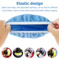 thumbnail image 3 of 10 Pieces 5-6/9-10 Inch Microfiber Car Polishing Pad Elastic Adjustable Hood Anti-Slip  Buffer Stretch Wax Cover Kit For Track, 3 of 7