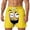 Yellow, variant on Casual Summer Shorts With Print Lightweight Comfortable Fit for daily wear and outdoor activities Elastic Waist Breathable Fabric Easy Care Men’s Casual Bottoms
