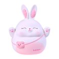 thumbnail image 2 of GROWTH TANK Rabbit Money Bank Animal Bunny Statue Container Ornament Figures Saving Box Case White M, 2 of 8