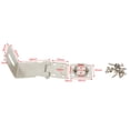 thumbnail image 2 of Anti Theft Stainless Steel Door Lock Hasp Staple Padlock Clasp Shed Latch Tool, 2 of 9