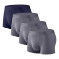 thumbnail image 1 of Plebaso Mens Boxer Briefs Stretch Comfortable Quick Dry Underwear Soft Breathable Boxers for Men (4 Pack), 1 of 2
