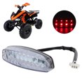 thumbnail image 3 of KIMISS   Motorcycle Rear  Edge LED Brake Light, License Plate Tail Stop Running Light 12V 18 Turn Signal Lamp Fit For Chinese 4  ATV Quad 50/70/90/110/125/150cc, 3 of 8