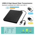 thumbnail image 4 of USB 3.0 Type-C External DVD Burner Writer Recorder DVD RW Optical Drive CD/DVD ROM Player MACs OS Windows XP/7/8/10 ,Easy to Install, 4 of 7