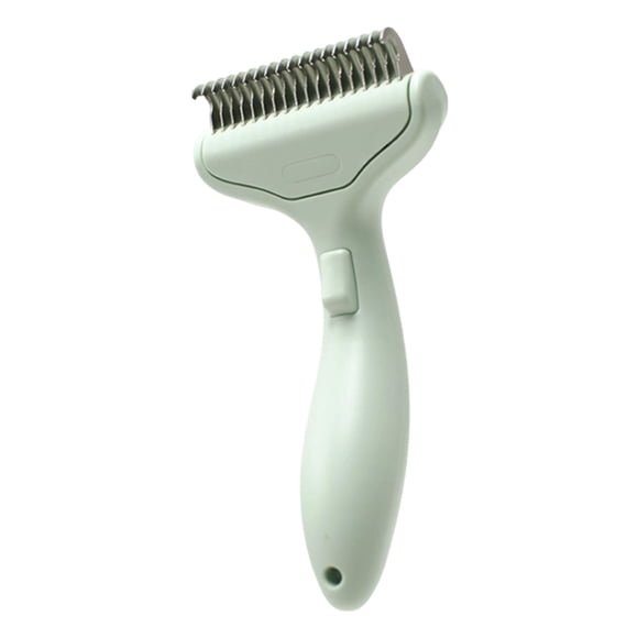 Hearth & Gear Grooming Brush Self Cleaning Metal Comb Detangling And Dematting Long Matted On Cats And Easy To Loose Undercoat One Click Removal Panniers For Dogs Dog Bed Accessories Bowl Mat Dog Dog