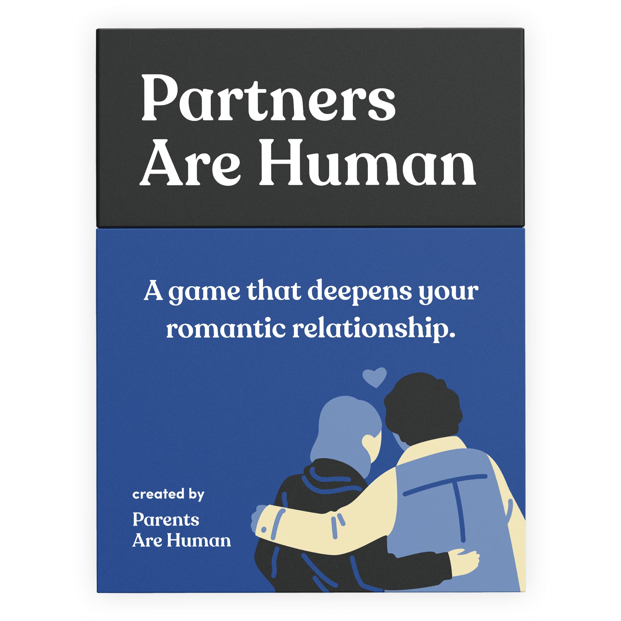 Partners are Human | 140 Conversation Cards to Help Deepen Romantic Relationships | Card Game for Bonding & Communication | Therapy for Adults