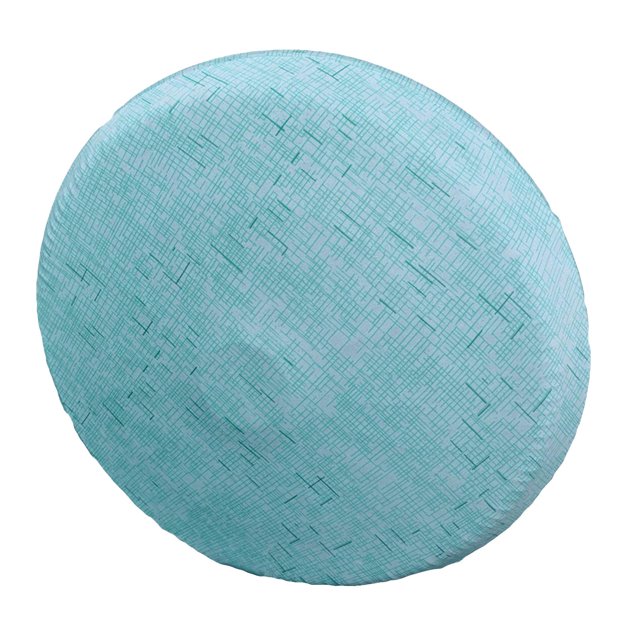 simhoa Round Fan Cover Washable Household Dust Protect Fan Net Guard Dust Cover Protector Protection Cover for 40-53cm Fan Blue