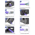 thumbnail image 4 of Cable Crimping Tool, Multifunction Adjustable Crimping Mode RJ45 Crimp Tool High Carbon Steel  for Cat7a, 4 of 8