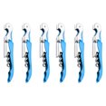 thumbnail image 1 of Aspire 60 PCS Double Hinged Corkscrew w/ Foil Cutter, Waiters Wine Bottle Opener - BLUE, 1 of 6
