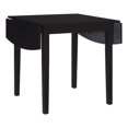 thumbnail image 1 of Linon Ervin Square Space Saving Drop Leaf Table in Black Painted Rubberwood, 1 of 19