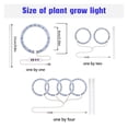 thumbnail image 4 of Annular LED Plant Light,Small Growth Light USB Timing Dimming Suitable For Indoor Plant Potted Succulent Fish Tank Light ,Super Long Life, 4 of 7