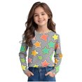 thumbnail image 4 of Posijego T-Shirts Graphiques à Manches Longues pour Tout-Petits Garçons Filles, Mignons, Col Ras du Cou, T-Shirts Basiques, Hauts, Chandail de Printemps pour Enfants, 4 of 6