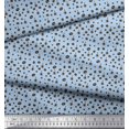 thumbnail image 2 of Soimoi Poly Georgette Fabric Coffee Beans & Coffee Beverages Print Fabric by Yard 52 Inch Wide, 2 of 3