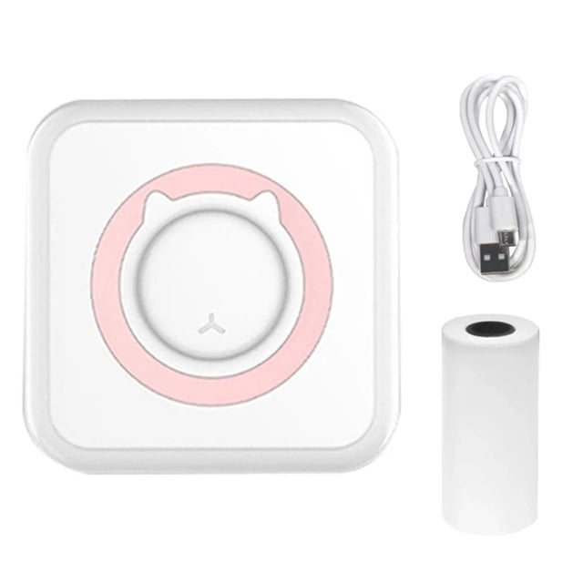EIGTHTAILMini Printer Portable Bluetooth Wireless Smart Label Thermal Portable Printers Stickers Paper Wireless Printers Children Gifts