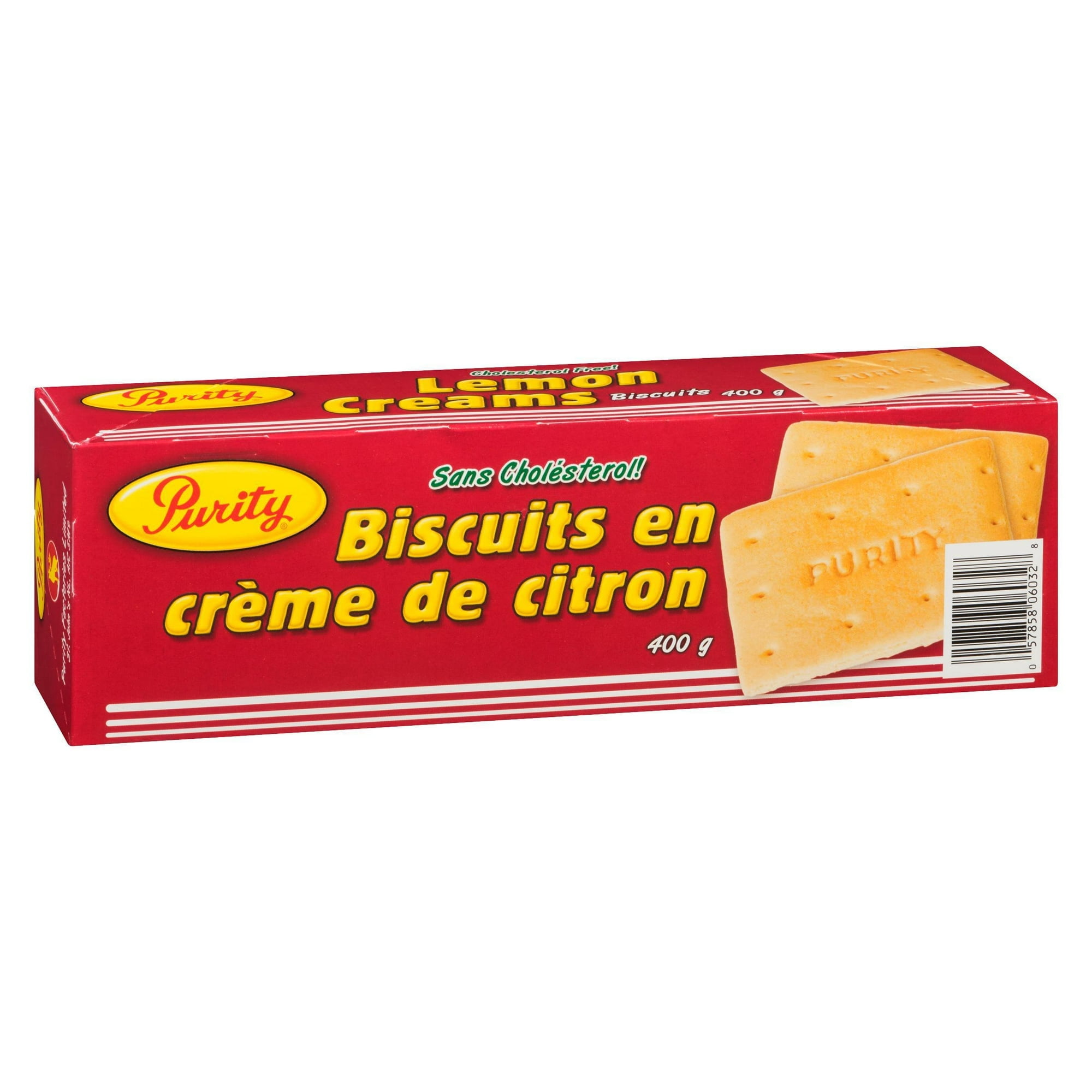 Biscuits Purity à la crème de citron
