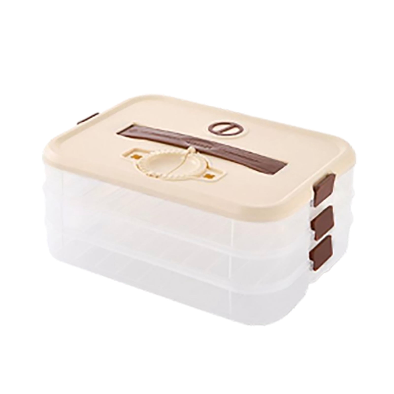 4 Cup Glass Food Storage Food Storage Cans Prep Meals Containers Glass Cookie Storage Cookie Freezer Container With Lids Freezer Food Storage Set Transparent Stackable Dumpling Racks Good