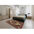 thumbnail image 4 of Ahgly Company Indoor Rectangle Abstract Red Abstract Area Rugs, 5' x 7', 4 of 6