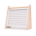 thumbnail image 2 of jinwen Rings Display Stand Tray Vertical Holder for Studs Jewelry Organizer Dresser White, 2 of 9