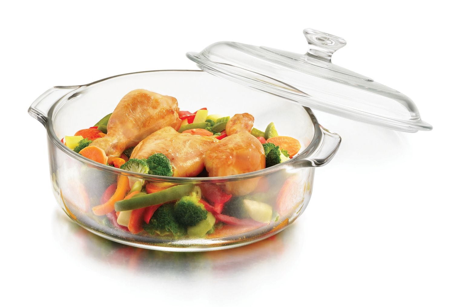 Libbey Glass Casserole, 2 pte