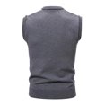 thumbnail image 3 of Birdeem Man Color Match Knit Tartan V-Neck Waistcoat, 3 of 3