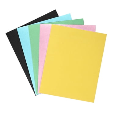 Offre Spéciale! Bureau portable Pochette à 2 Pochettes à 3 Trous Perforés Lot de 5 Couleurs