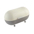 thumbnail image 3 of veasfak Bread Food Storage Box Counter Bread Box Bread Storage Container Metal Bread Box grey, 3 of 9