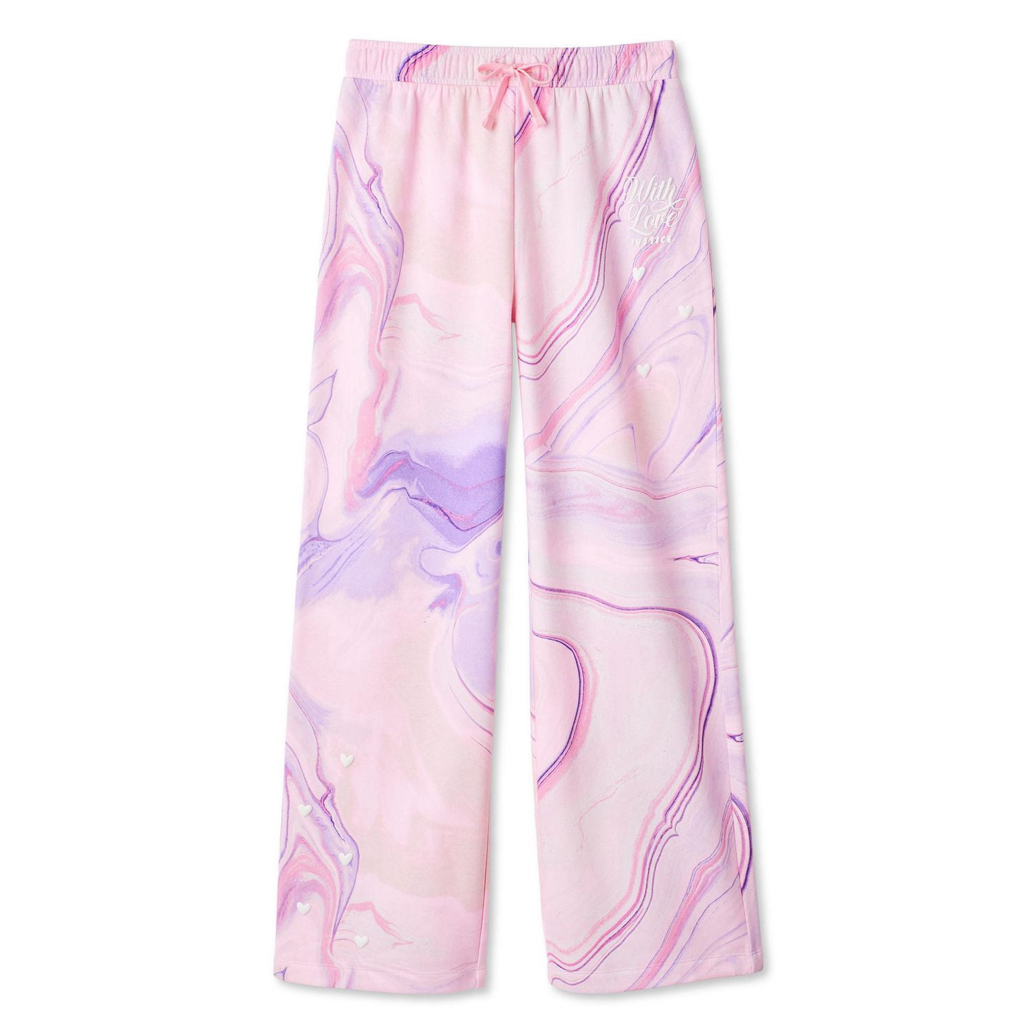 Pantalon de molleton imprimé Justice pour filles