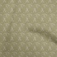 thumbnail image 1 of oneOone Velvet Olive Green Fabric Paisley Sewing Craft Projects Fabric Prints By Yard 58 Inch Wide, 1 of 5