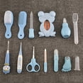 thumbnail image 2 of Baby Care Set| Infant and Baby Grooming | 13-piece baby care products | Nail and Nose Care with Bag with Handbag (Blue), 2 of 6