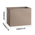 thumbnail image 3 of Under Table Storage Box for Books and Supplies | Desk Organizer with Lid | Portable Plastic Storage Container for Study Room, Dorm, or Home Office | Organize Textbooks, Notebooks, and School Supplies, 3 of 3