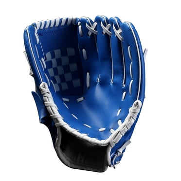 CIMAXIC 1PC 12.5 Inch Thicken Infield Pitcher Baseball Gloves Softball Gloves Infielder's Glove for Children Man Women Adolescents Sports (Blue),9.84"X8.66"X2.36"